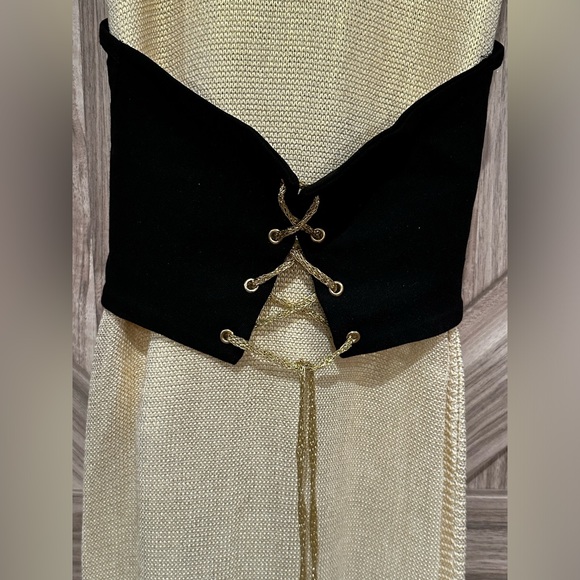 NWOT Sleeveless Belted Maxi Dress - Picture 2 of 6